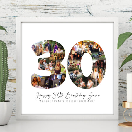 30th Birthday Photo Collage