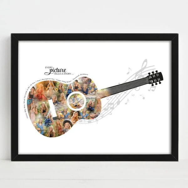 guitar photo collage