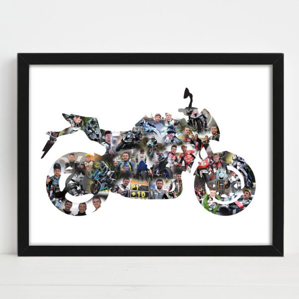 motorbike photo collage