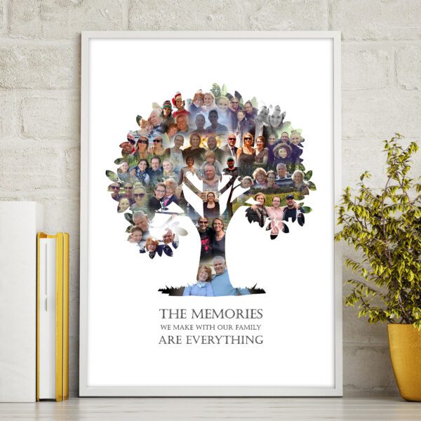 family tree photo collage